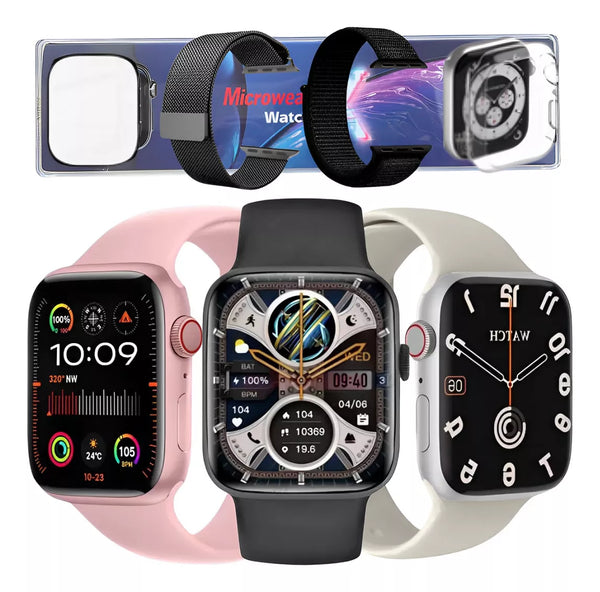 Smartwatch Watch X 45mm Serie 10 Super Amoled com Chat GPT + Pulseira Extra